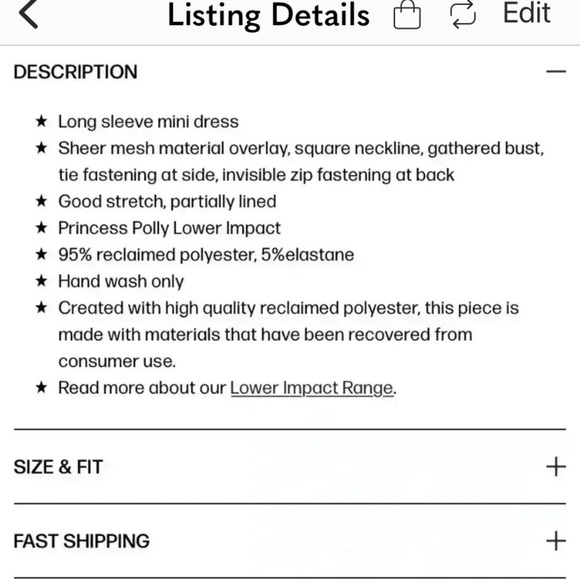 COPY - Princess Polly White Martinez Fit and Flare Mini Dress - Picture 4 of 8